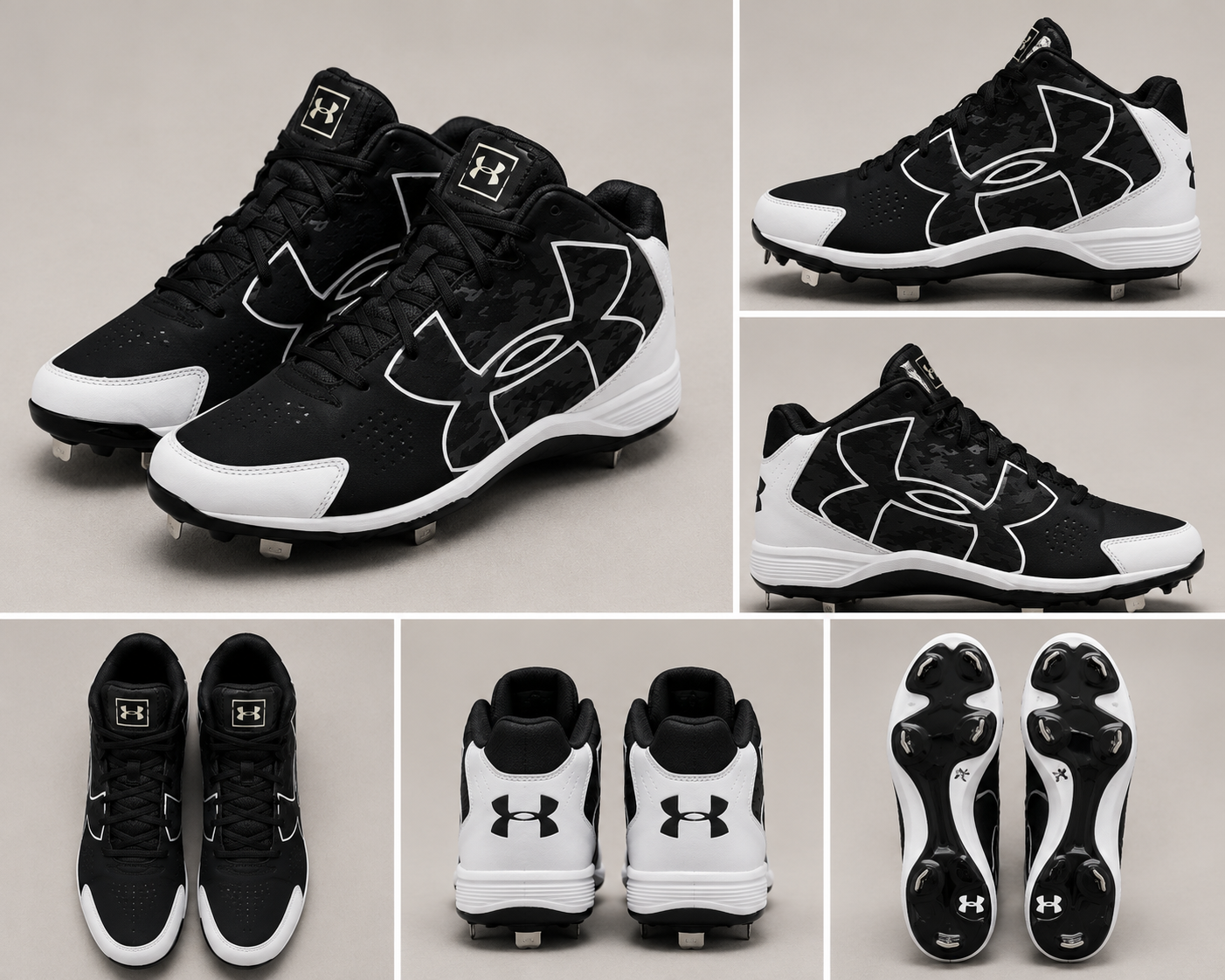 Under Armour MIO ST CC Baseball Metal Cleats Shoes