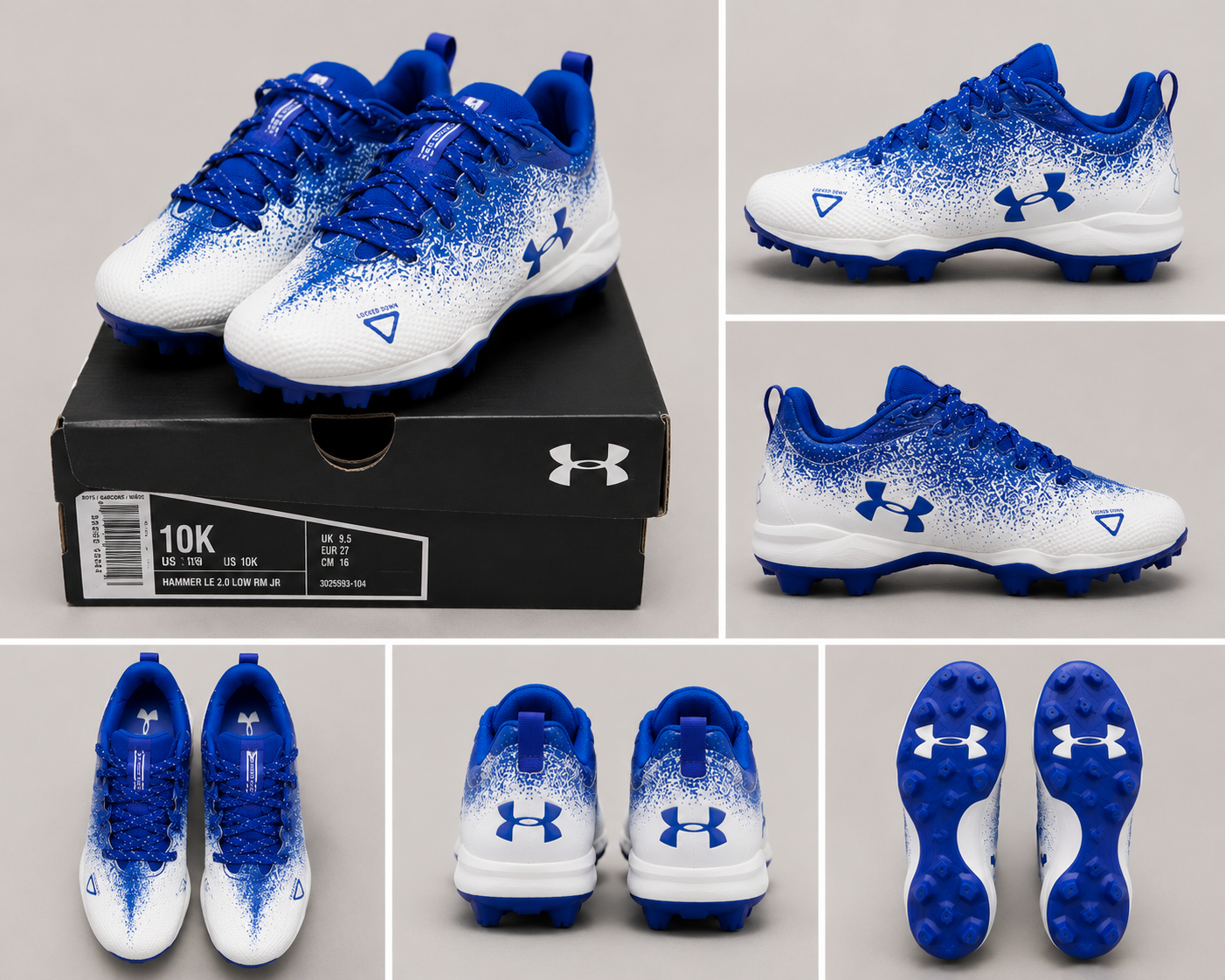 Under Armour Hammer 2.0 LE Cleats Size 10K