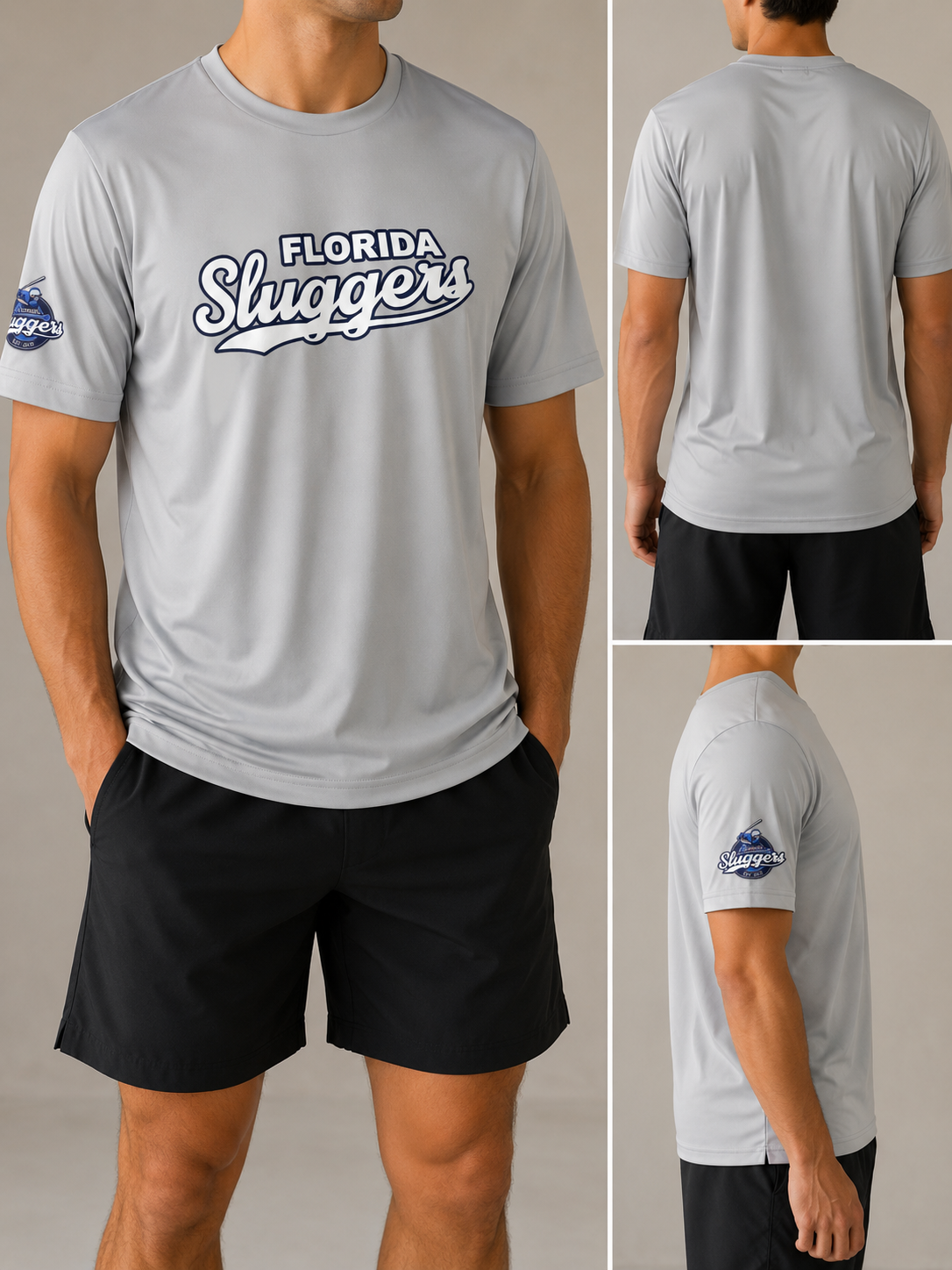 Florida Sluggers Mens Short Sleeve Shirt
